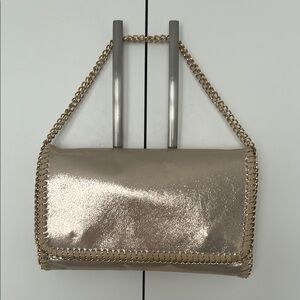 Gold Chain-Trimmed Women's Bag